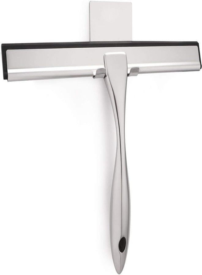 Hiware All-Purpose Shower Squeegee for Shower Doors, Bathroom, Window and Car Glass - Stainless Steel, 14 Inches - Image 1